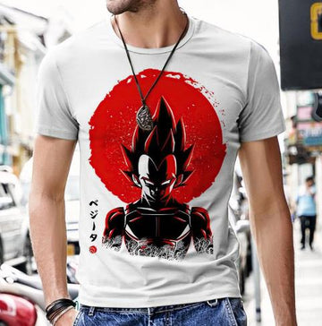 Dragon Ball Super Saiyan T-shirt/Dragon Ball Super Saiyan short-sleeved Superman Son Goku 3D printed T-shirt (single piece)